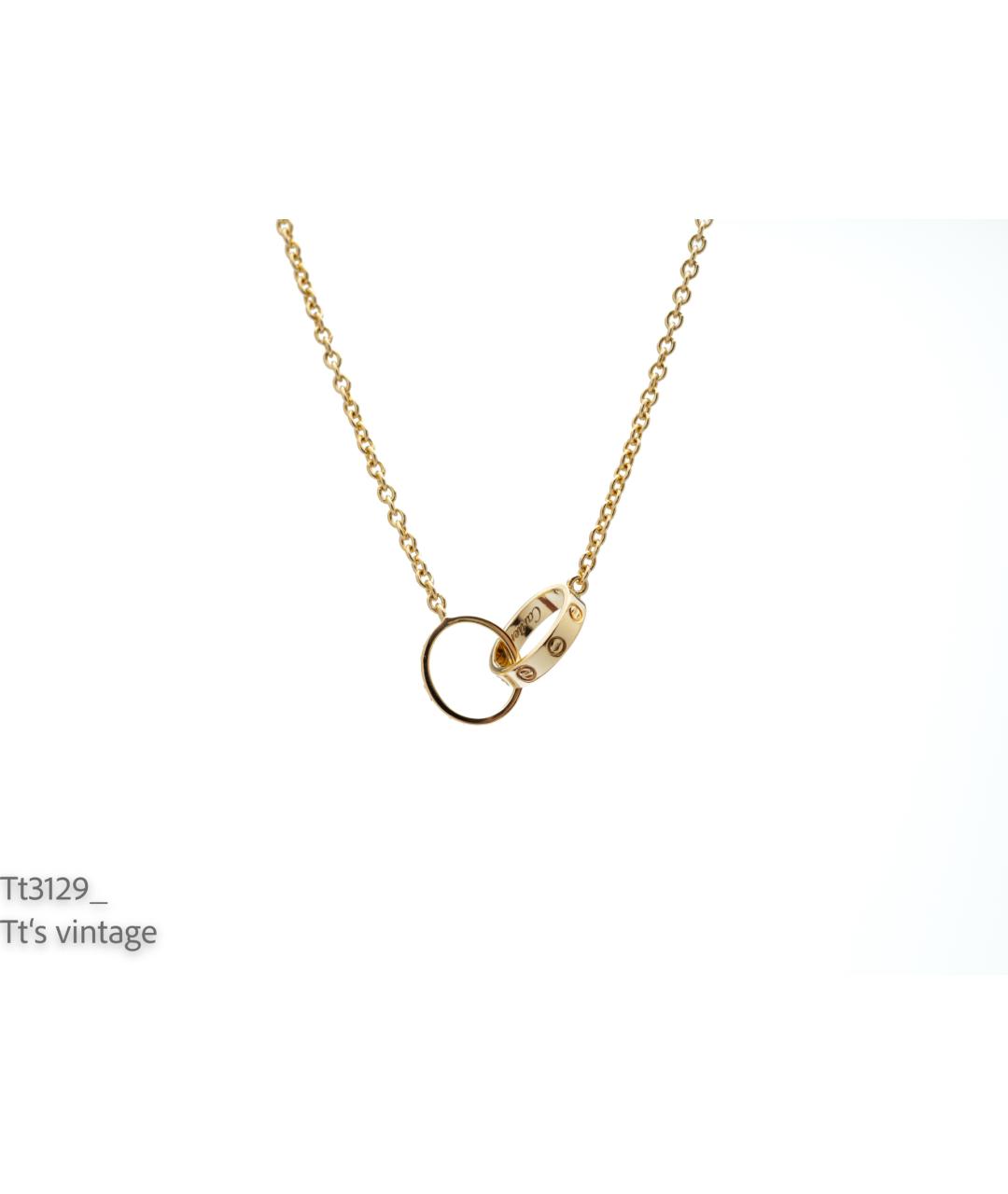 CARTIER Золотое колье из желтого золота, фото 4