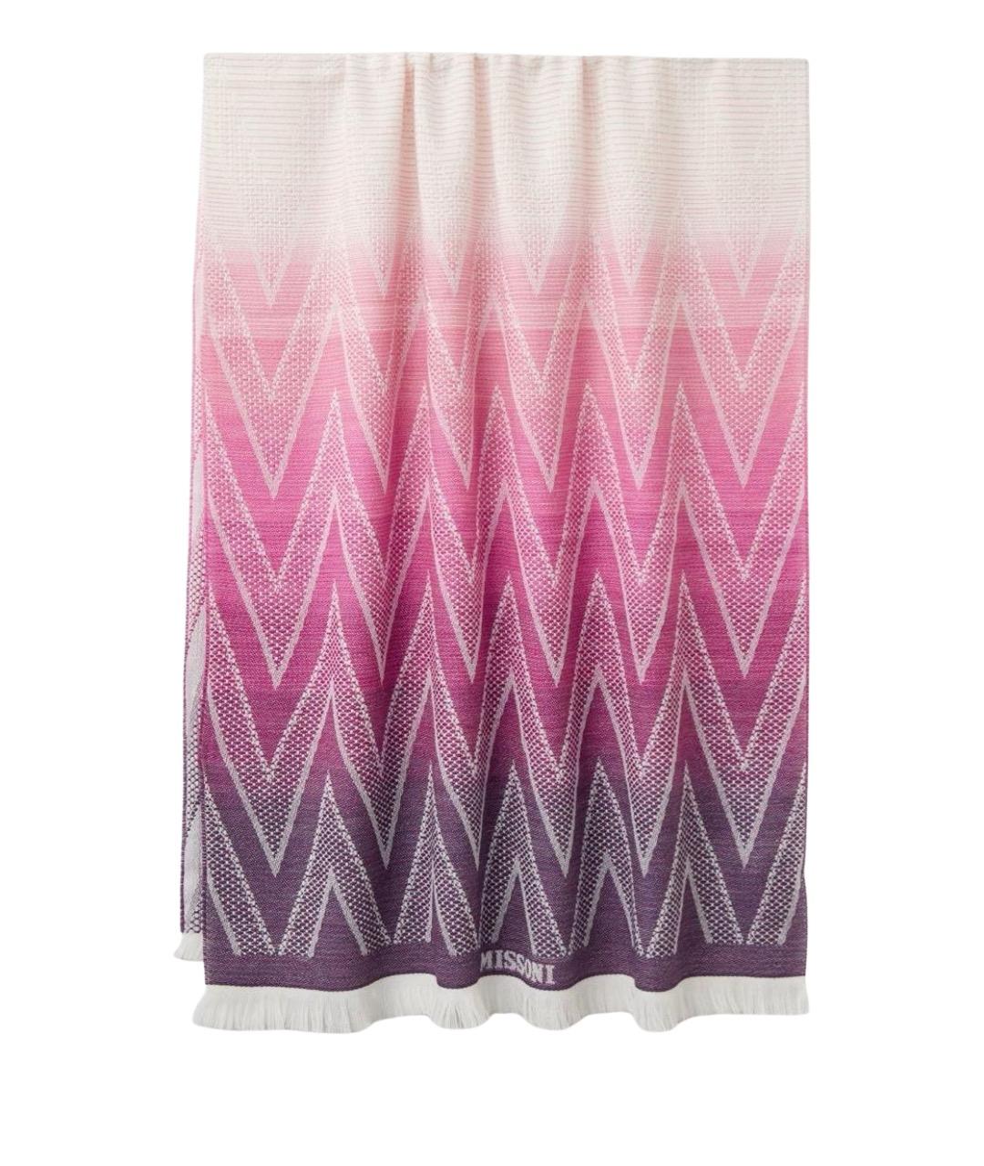 MISSONI Фиолетовый шерстяной шарф, фото 1