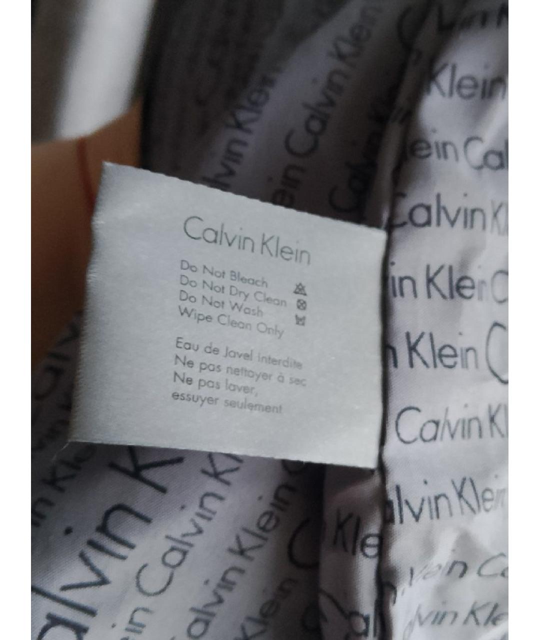 CALVIN KLEIN Темно-синяя нейлоновая сумка тоут, фото 8