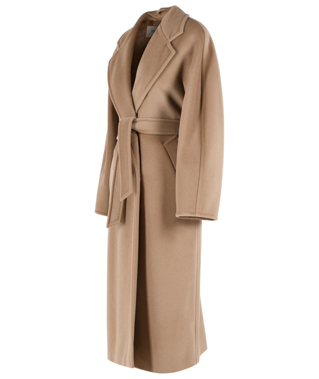 MAX MARA Бежевое шерстяное пальто, фото 2