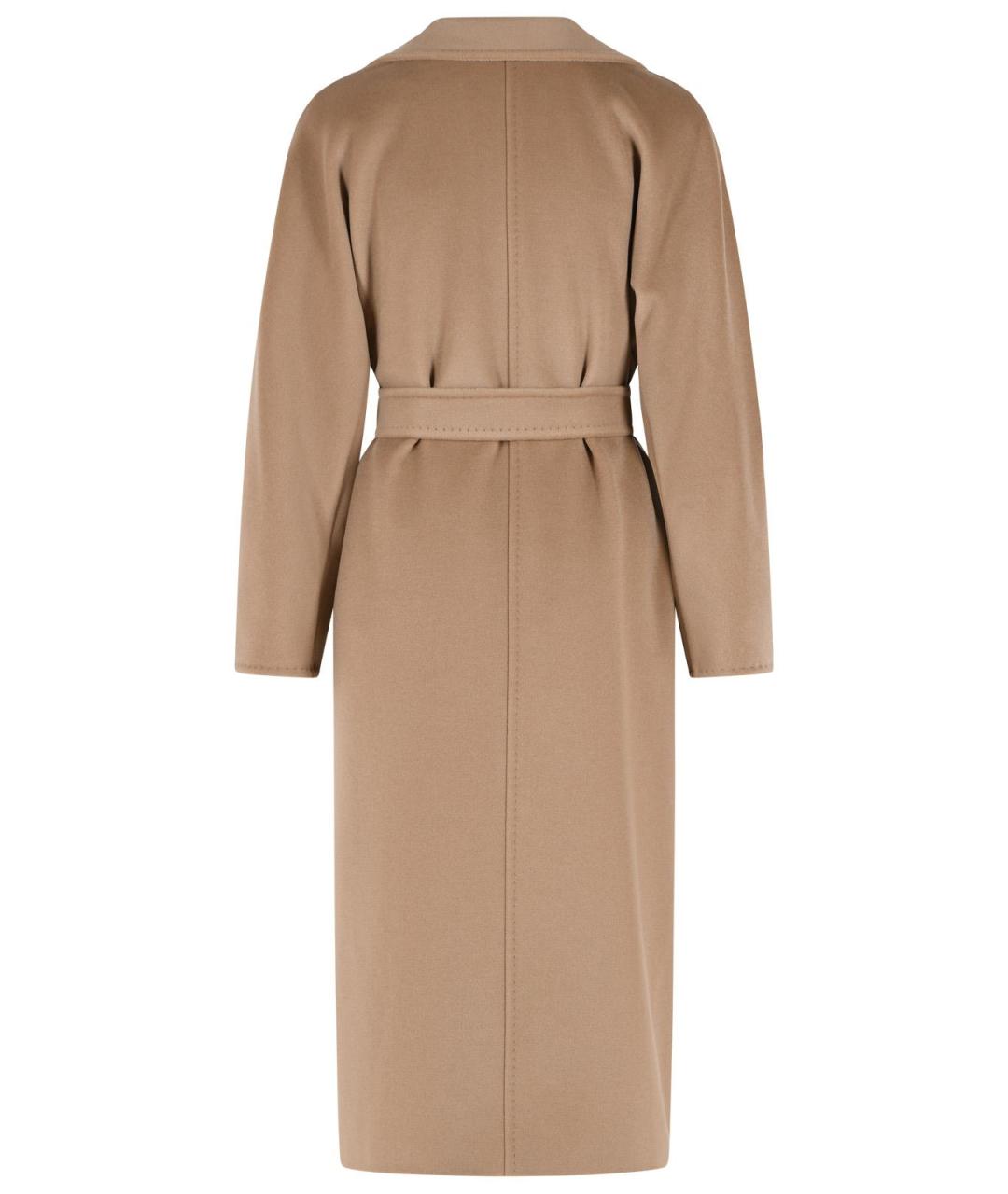 MAX MARA Бежевое шерстяное пальто, фото 3