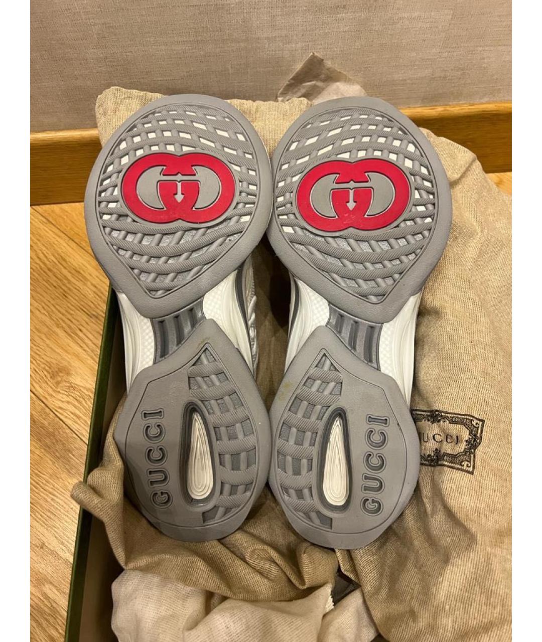 GUCCI Белые кроссовки, фото 3