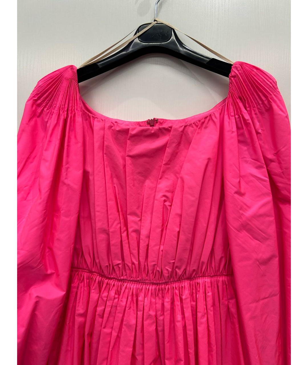 VALENTINO Коралловое полиэстеровое коктейльное платье, фото 4