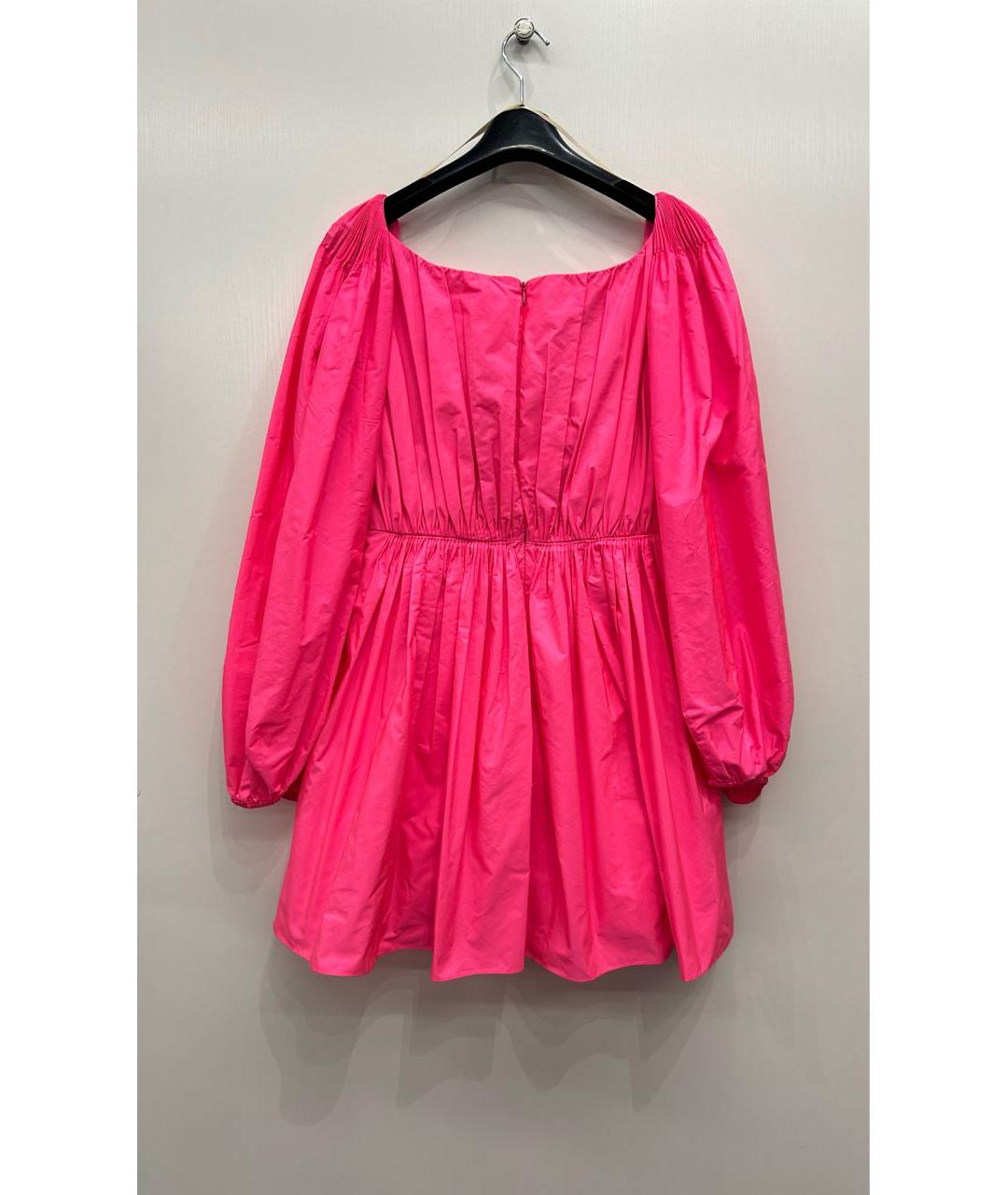 VALENTINO Коралловое полиэстеровое коктейльное платье, фото 2