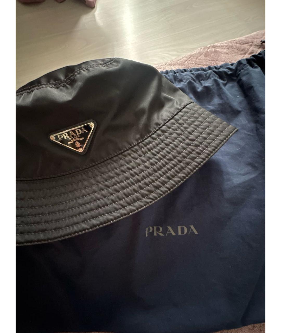 PRADA Черная панама, фото 3