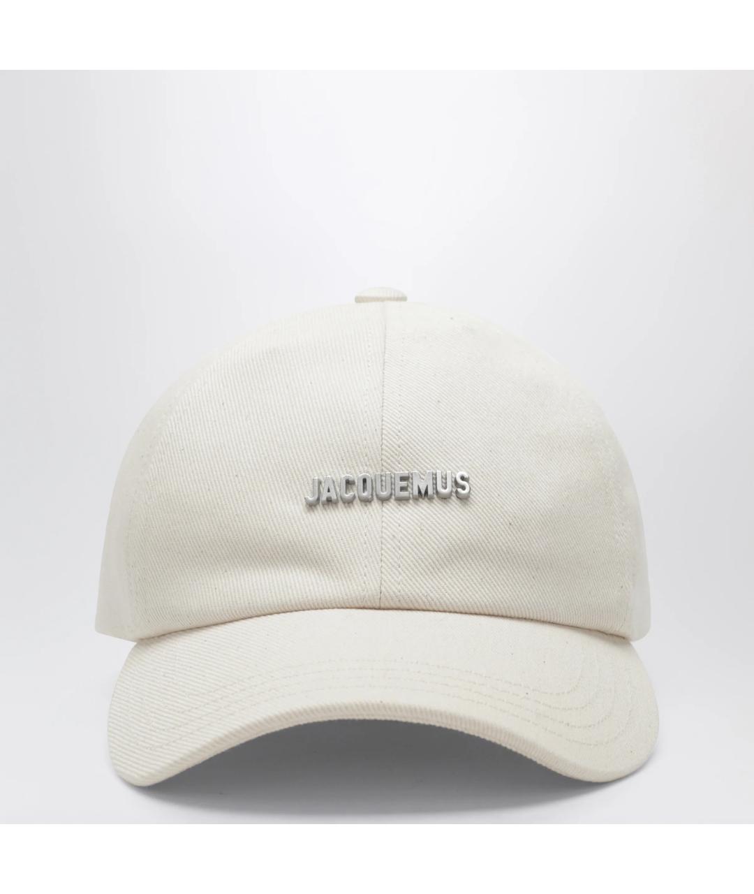 JACQUEMUS Белая хлопковая кепка/бейсболка, фото 3