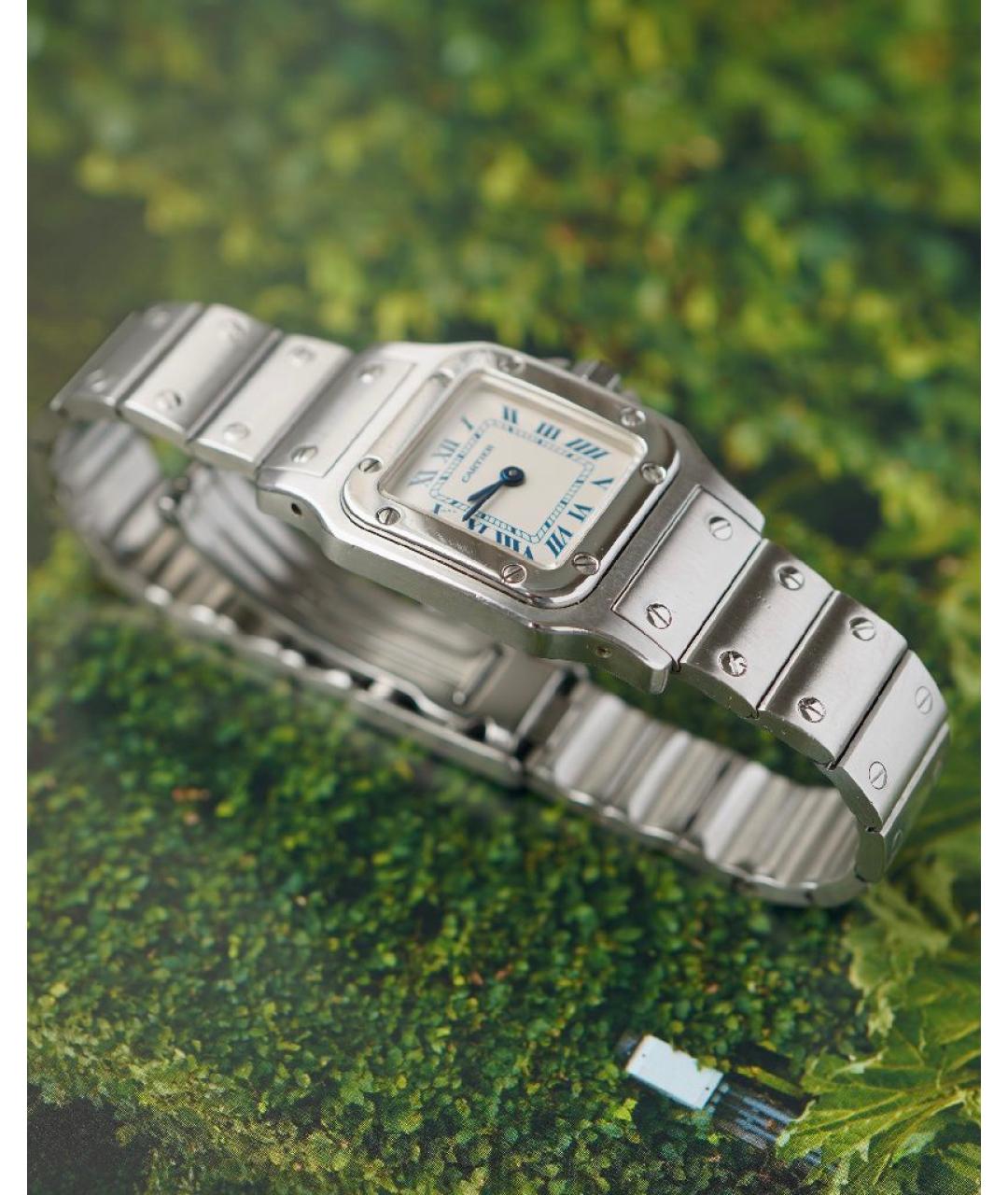 CARTIER Белые часы, фото 4