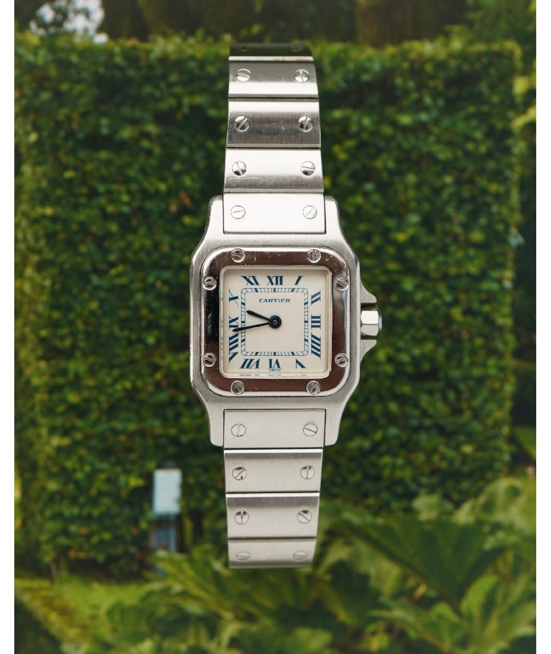 CARTIER Белые часы, фото 6