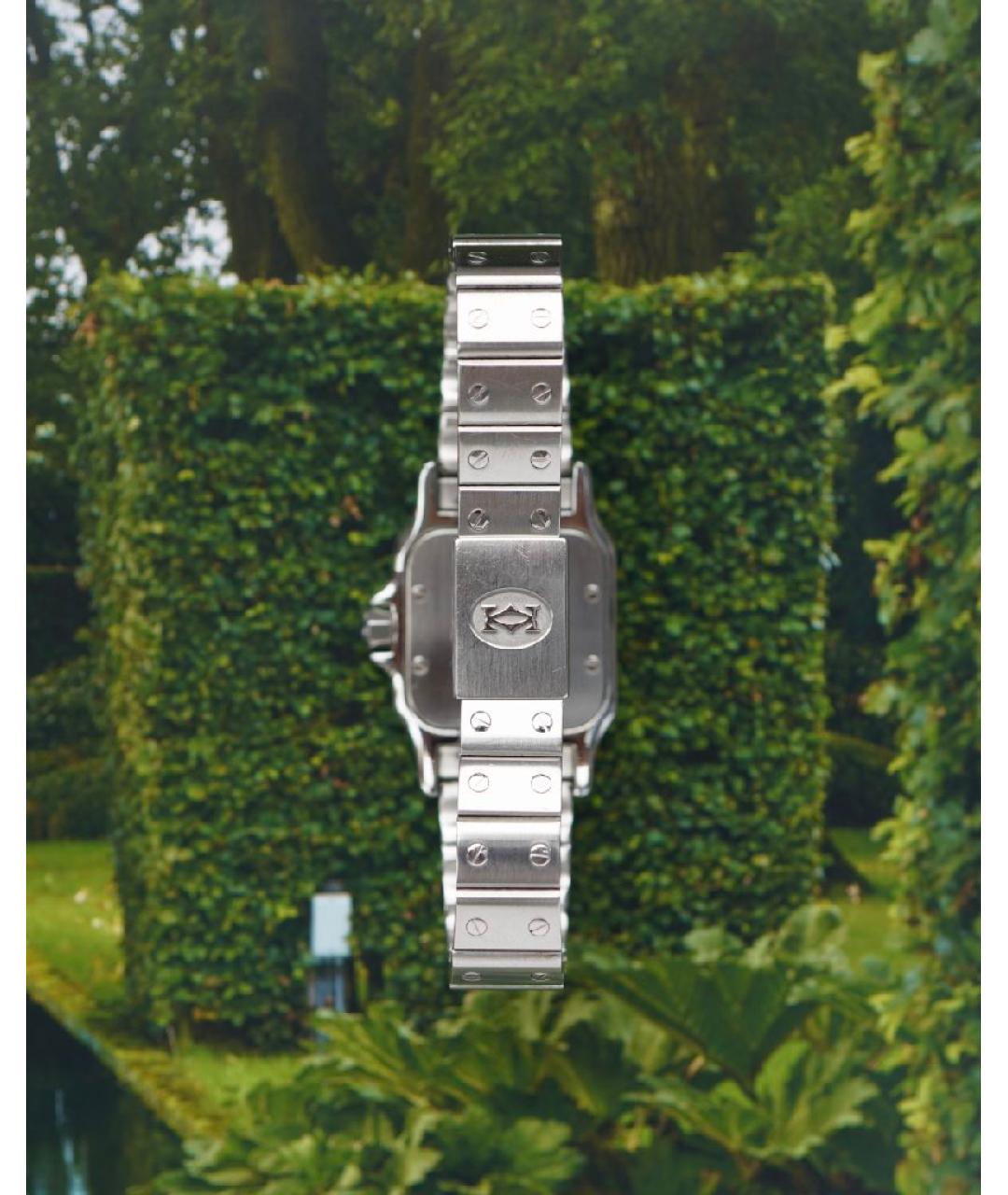 CARTIER Белые часы, фото 3