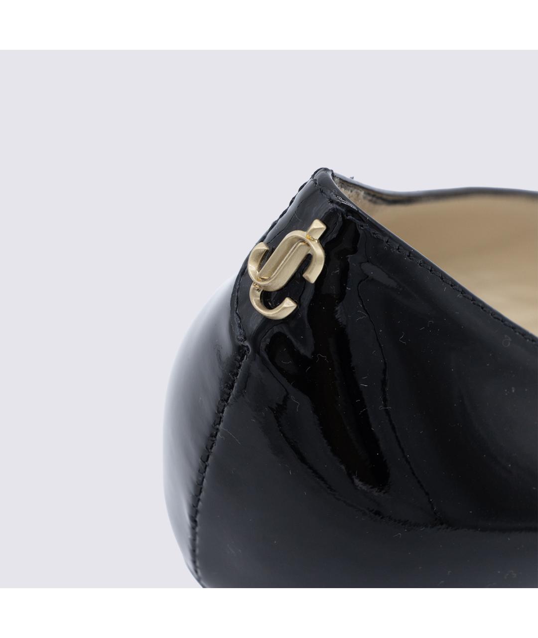 JIMMY CHOO Черные кожаные туфли, фото 4