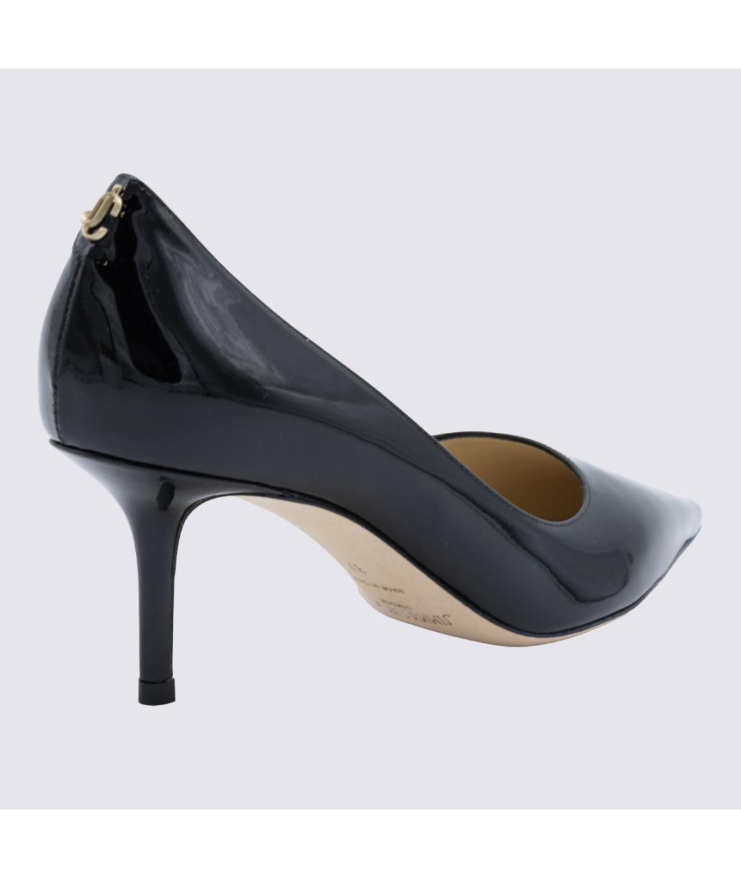 JIMMY CHOO Черные кожаные туфли, фото 3