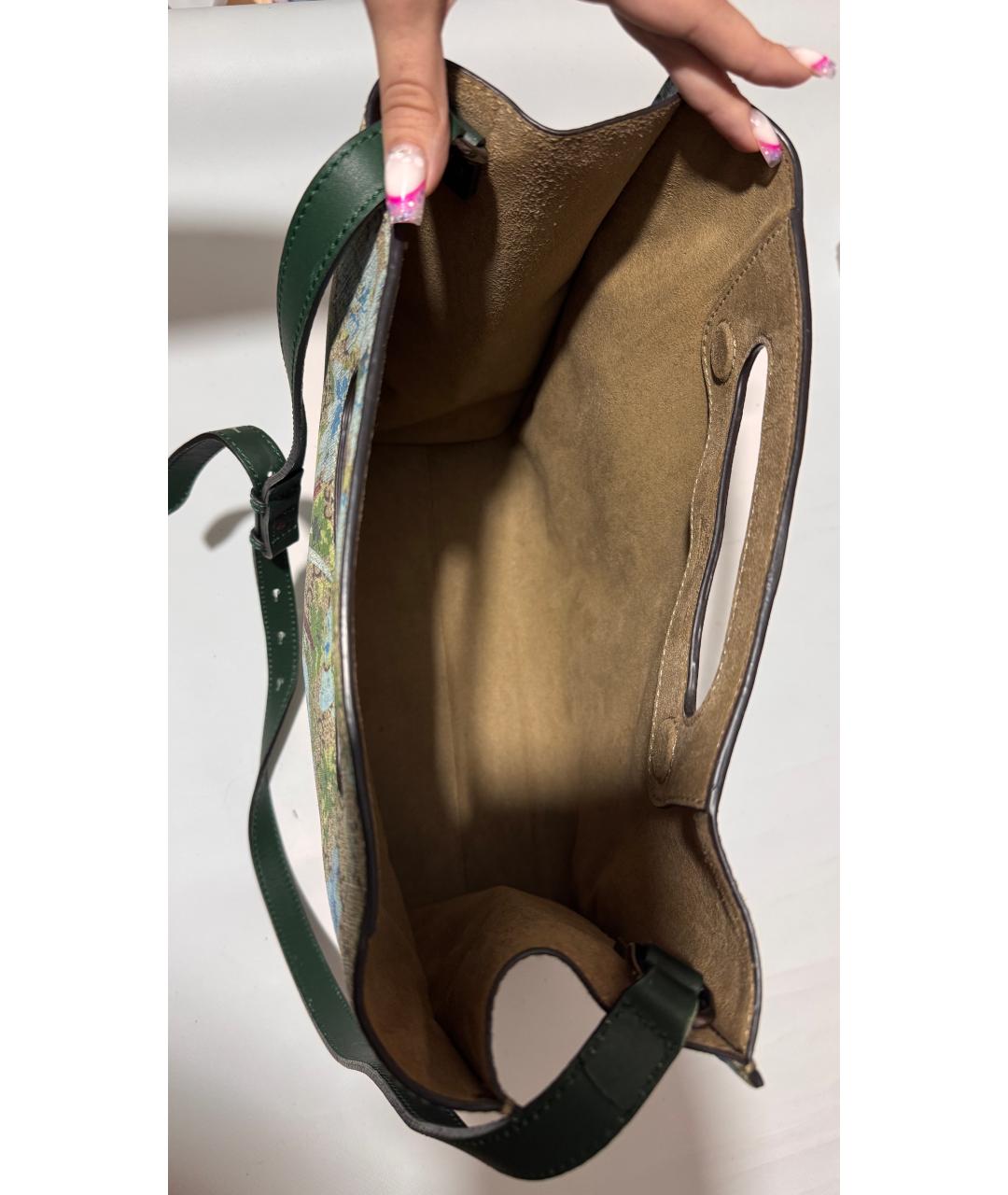 GUCCI Бежевая канва сумка тоут, фото 4