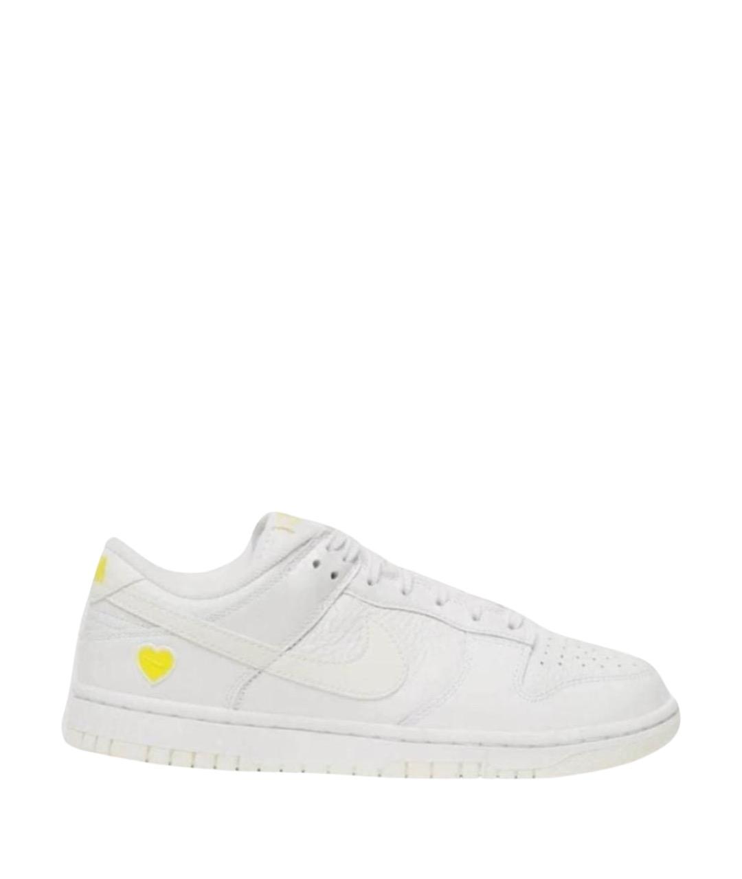 NIKE Белые кожаные кроссовки, фото 1