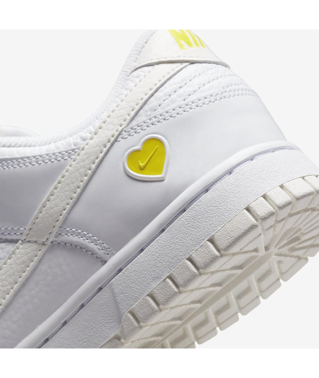 NIKE Белые кожаные кроссовки, фото 5