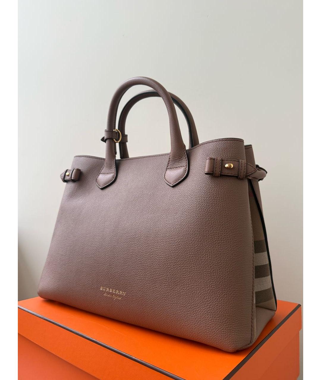 BURBERRY Кожаная сумка через плечо, фото 9