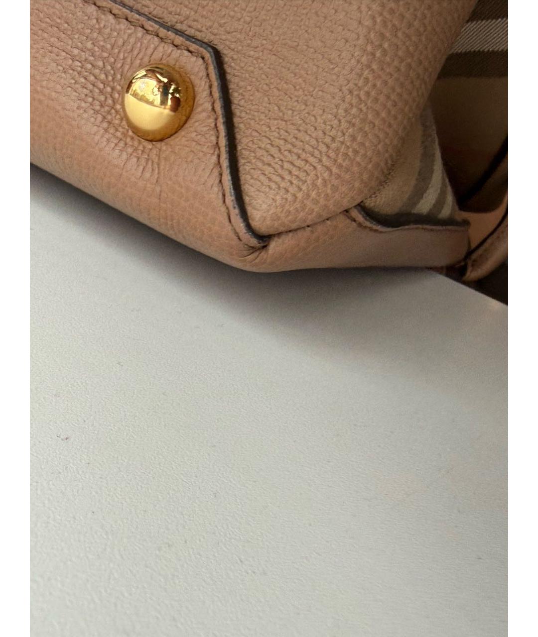 BURBERRY Кожаная сумка через плечо, фото 6