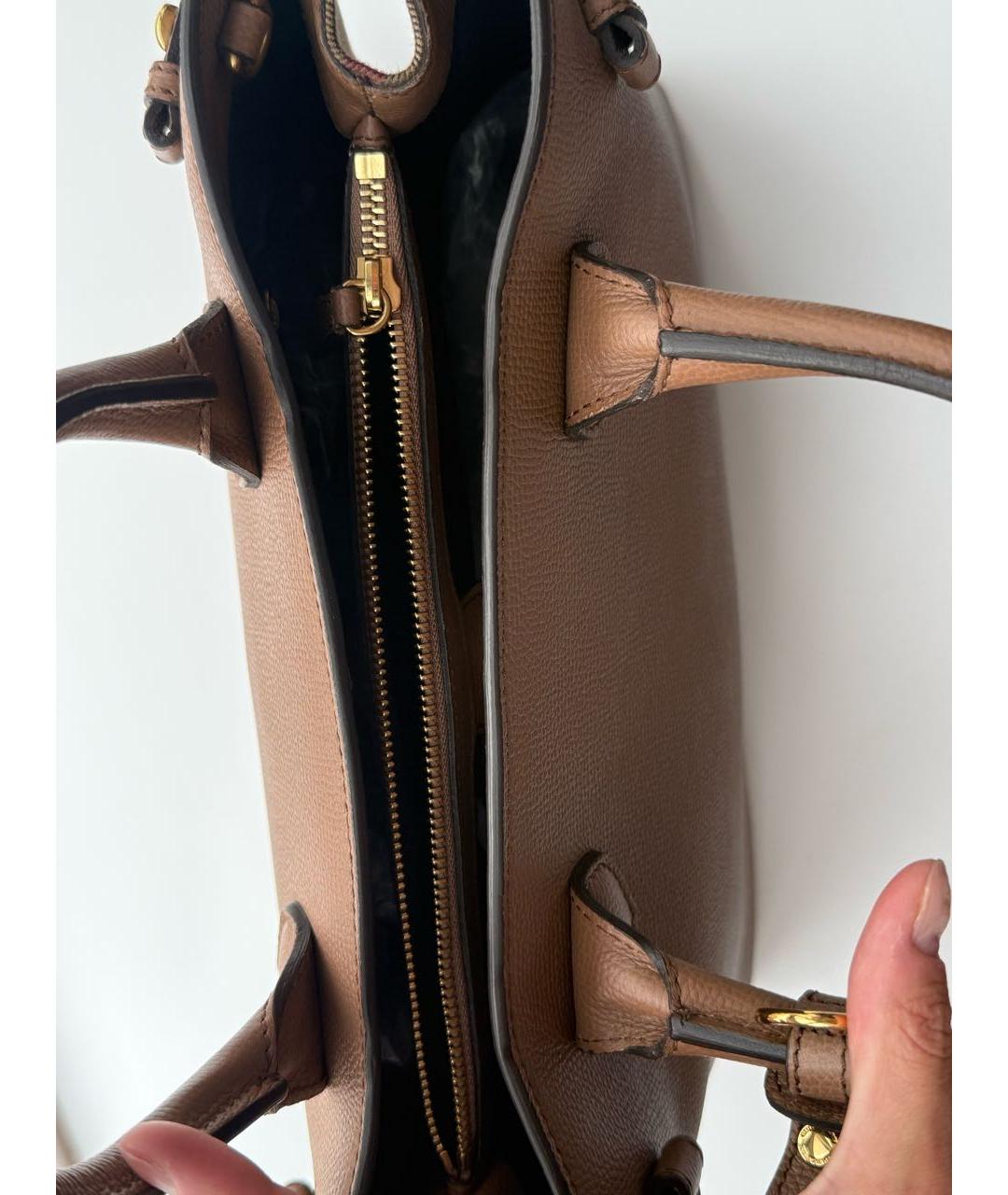 BURBERRY Кожаная сумка через плечо, фото 5