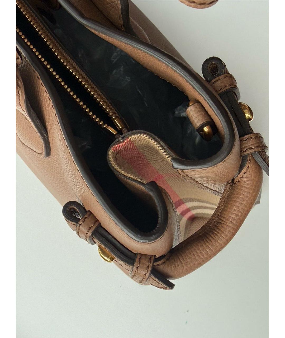 BURBERRY Кожаная сумка через плечо, фото 3