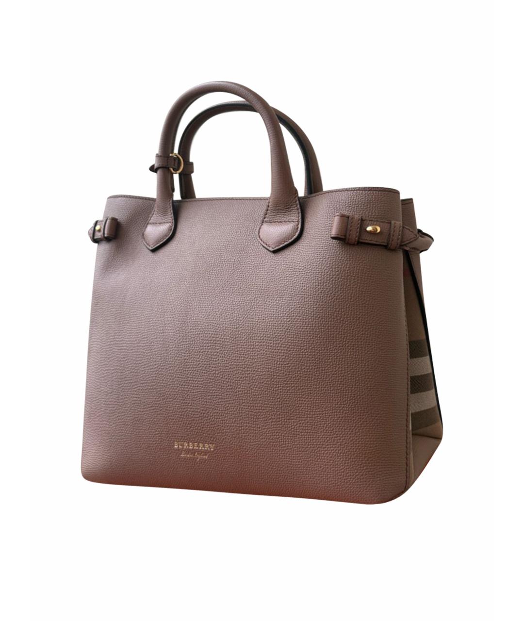 BURBERRY Кожаная сумка через плечо, фото 1
