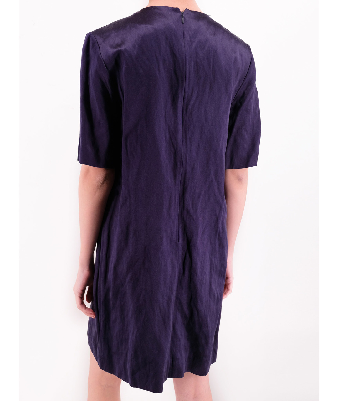 MARNI Фиолетовое шелковое повседневное платье, фото 3