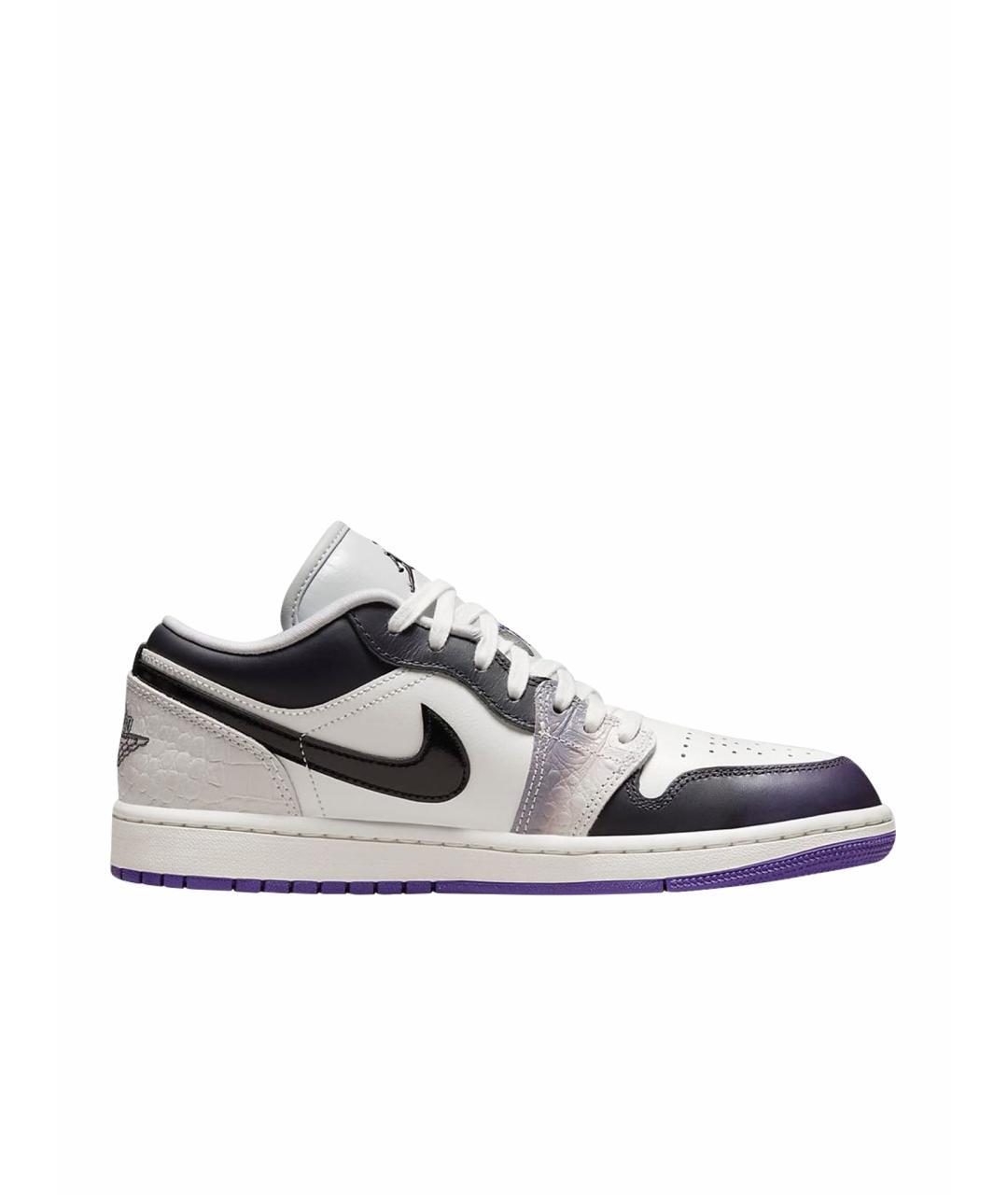 NIKE Белые кожаные низкие кроссовки / кеды, фото 6