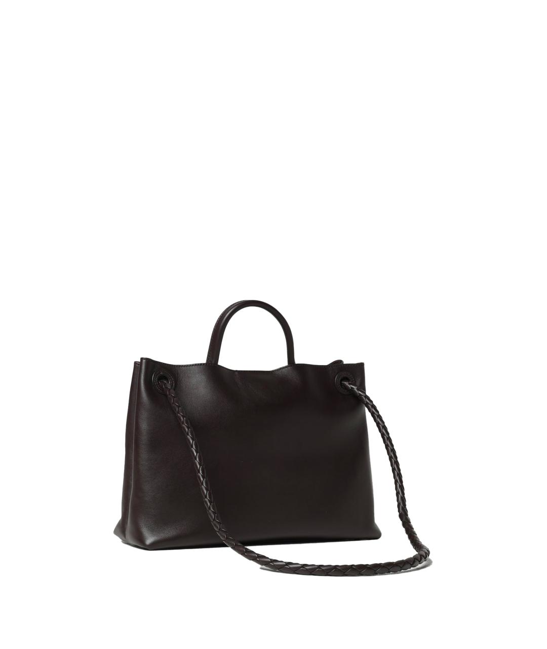 BOTTEGA VENETA Коричневая кожаная сумка тоут, фото 2