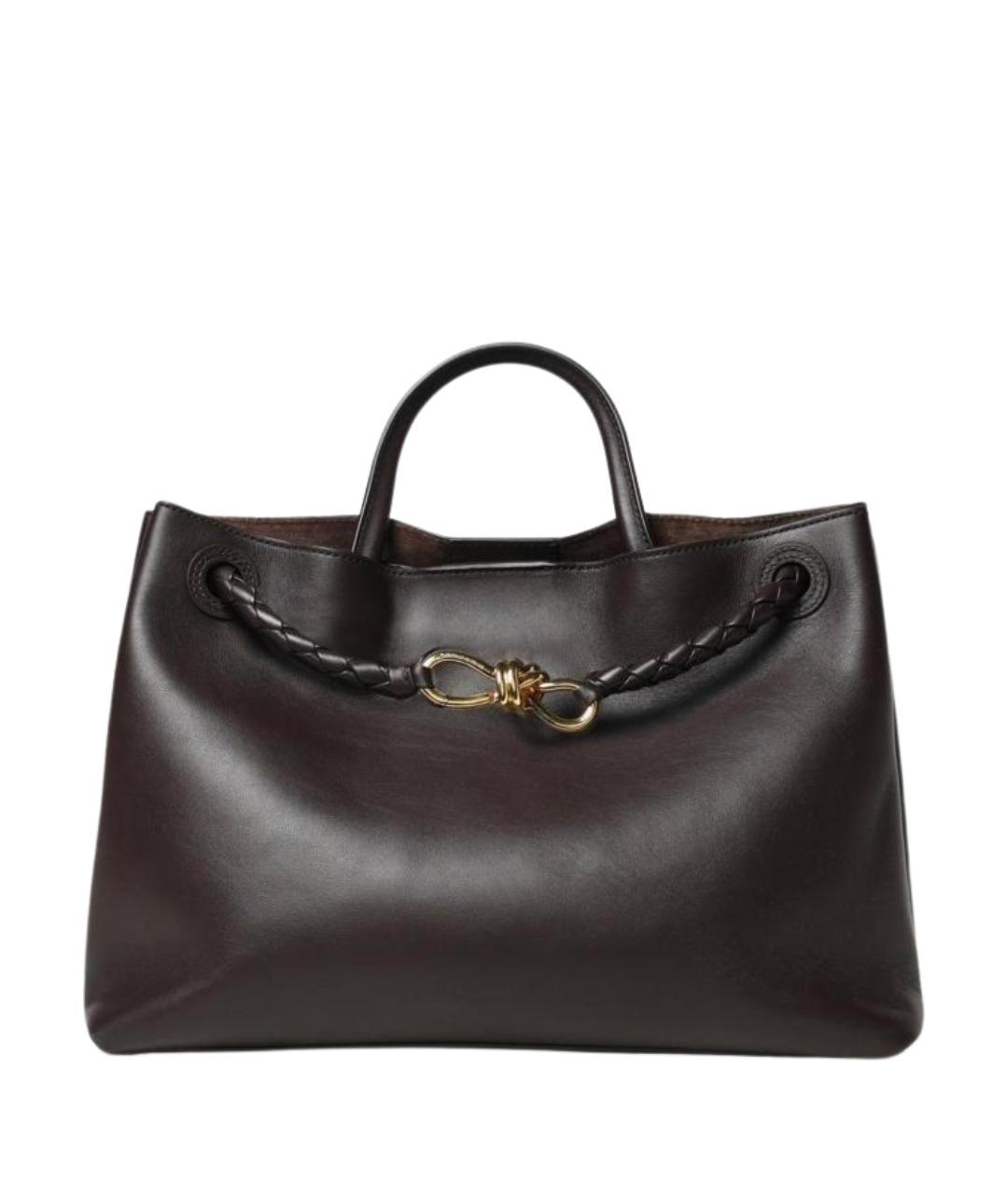 BOTTEGA VENETA Коричневая кожаная сумка тоут, фото 1