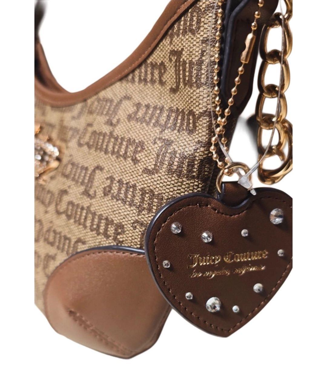 JUICY COUTURE Коричневая сумка через плечо, фото 3