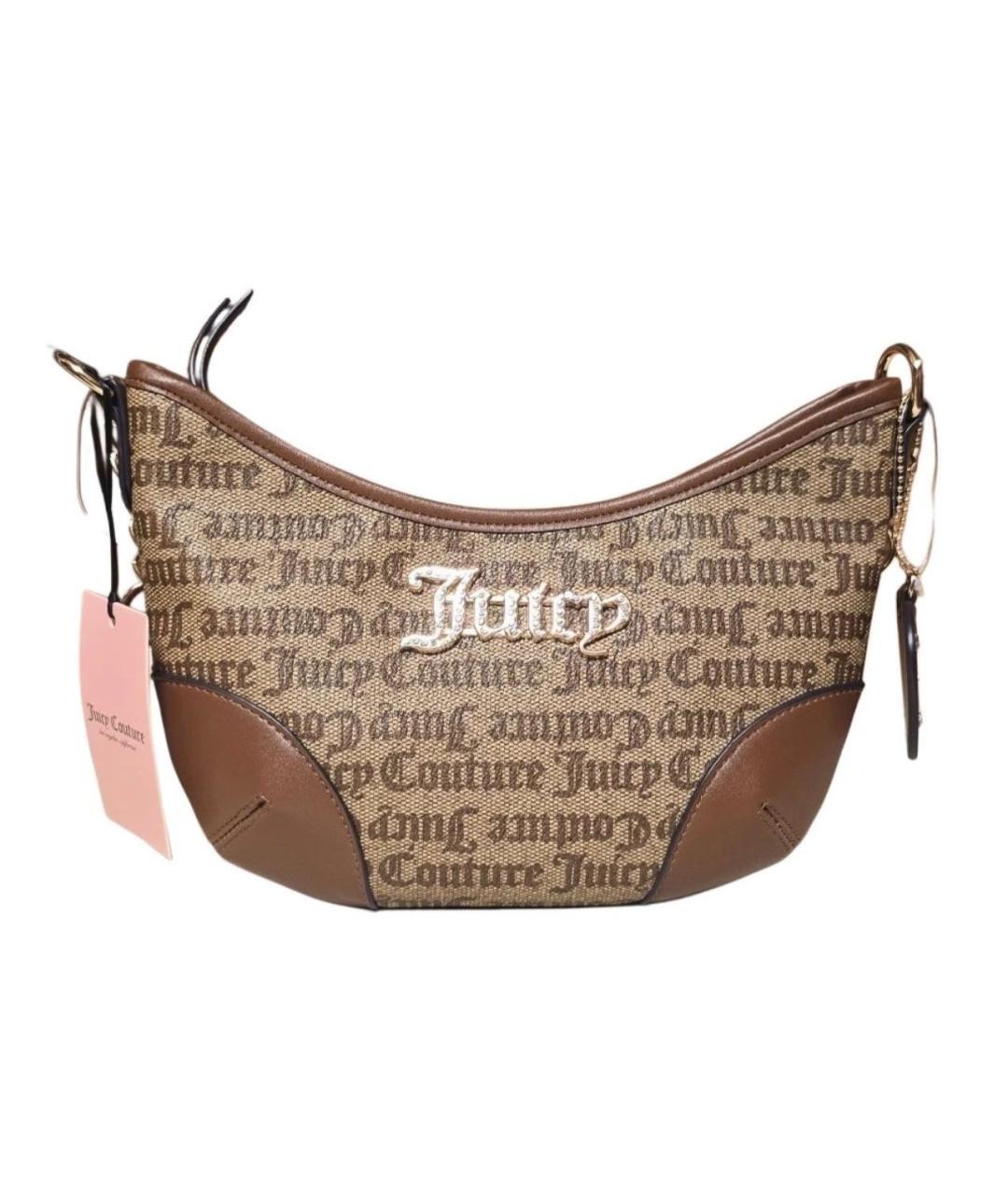 JUICY COUTURE Коричневая сумка через плечо, фото 1