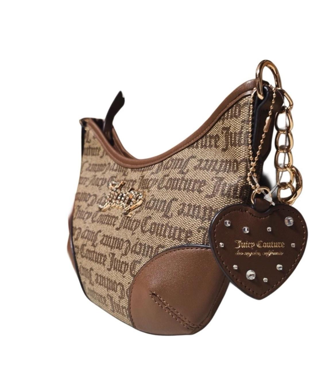 JUICY COUTURE Коричневая сумка через плечо, фото 4