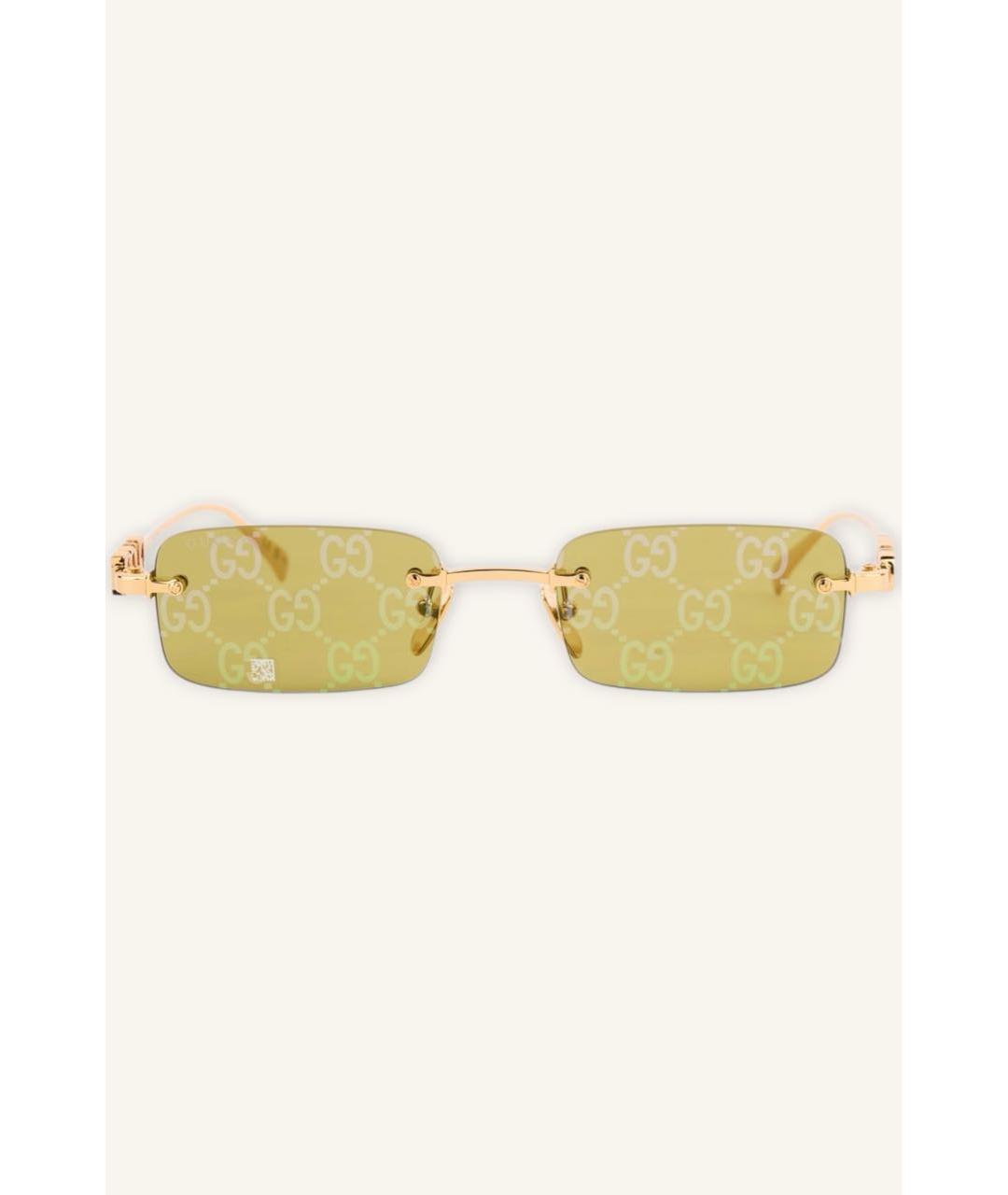 GUCCI Желтые солнцезащитные очки, фото 3