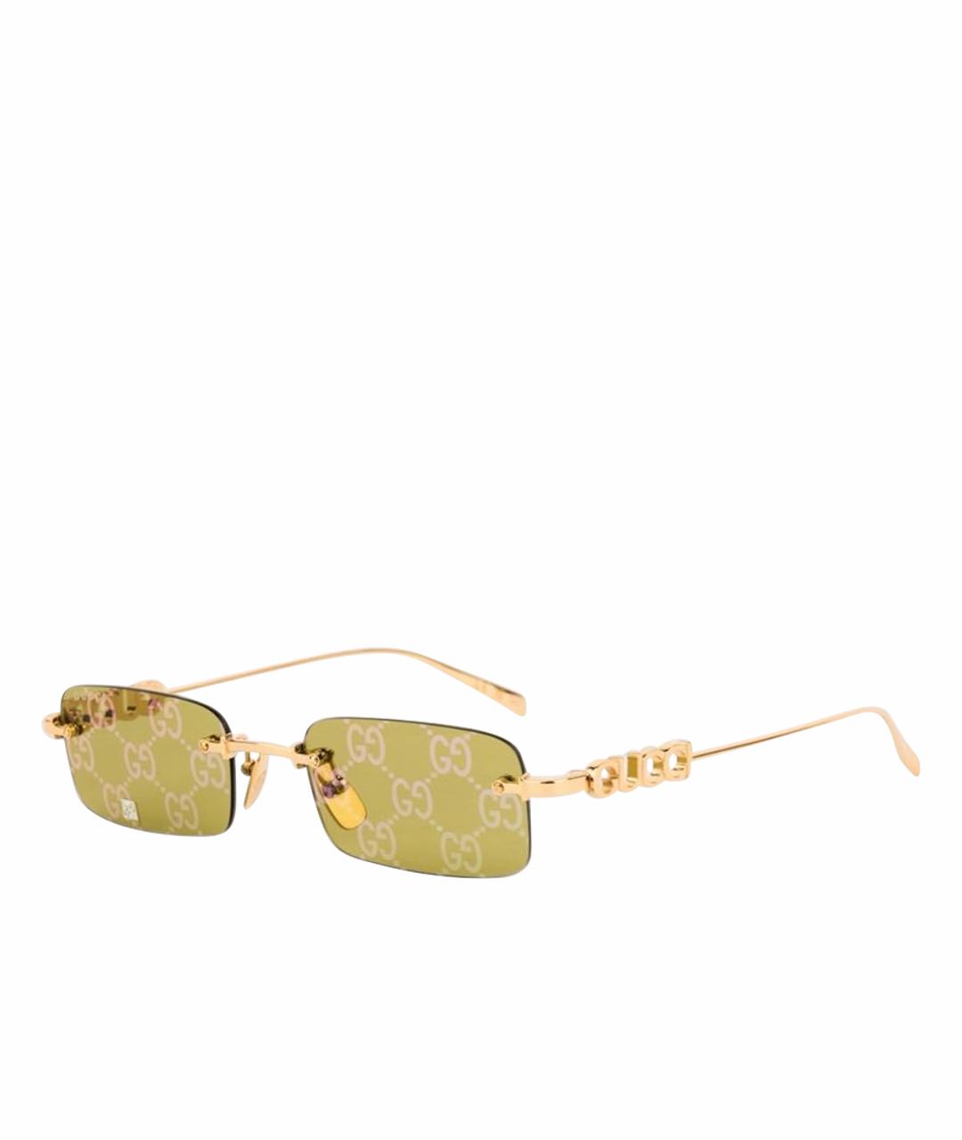 GUCCI Желтые солнцезащитные очки, фото 1