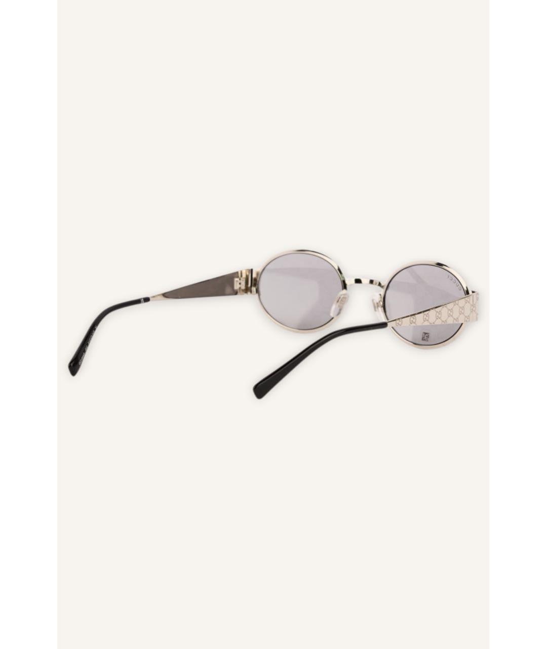 GUCCI Серебряные солнцезащитные очки, фото 2