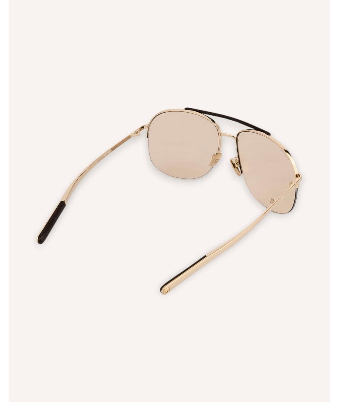 GUCCI Золотые солнцезащитные очки, фото 2