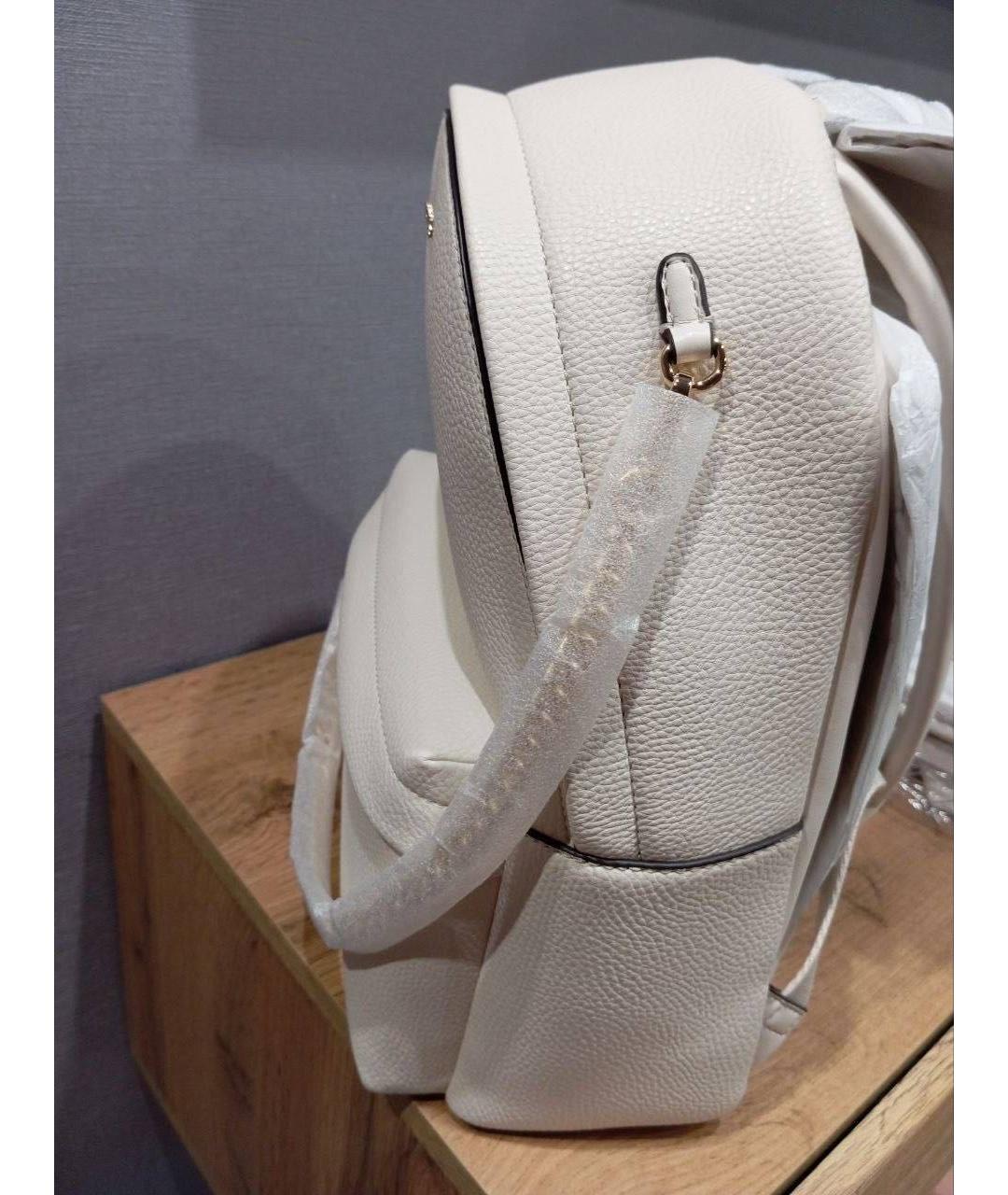 MICHAEL KORS Белый кожаный рюкзак, фото 3