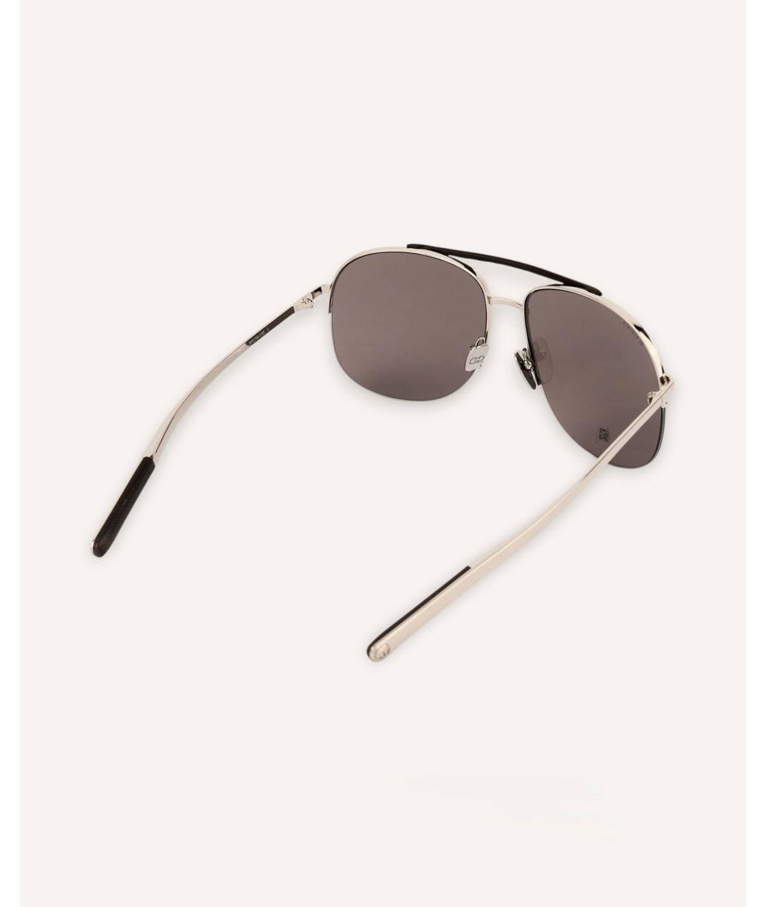 GUCCI Серебряные солнцезащитные очки, фото 2