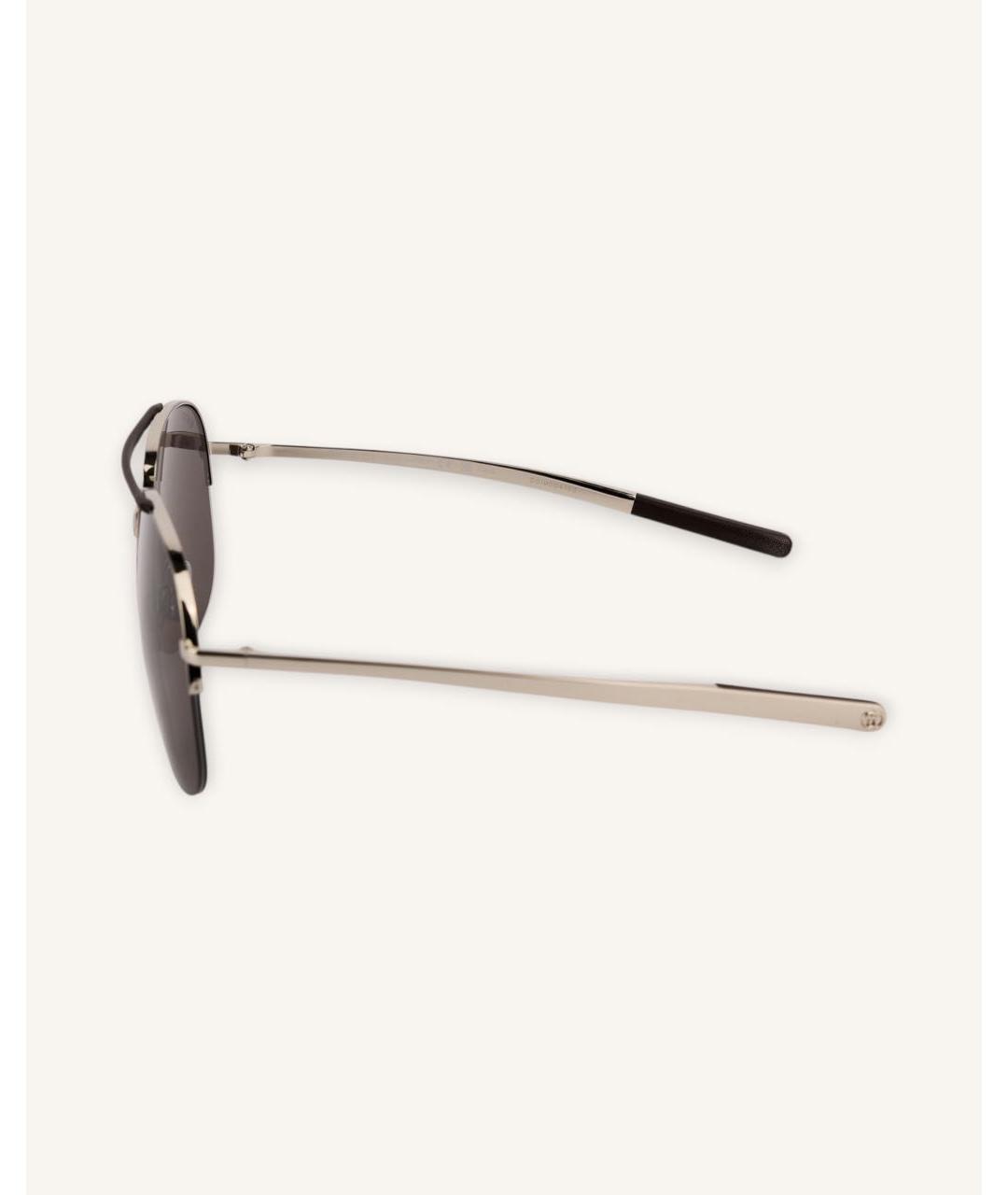 GUCCI Серебряные солнцезащитные очки, фото 3
