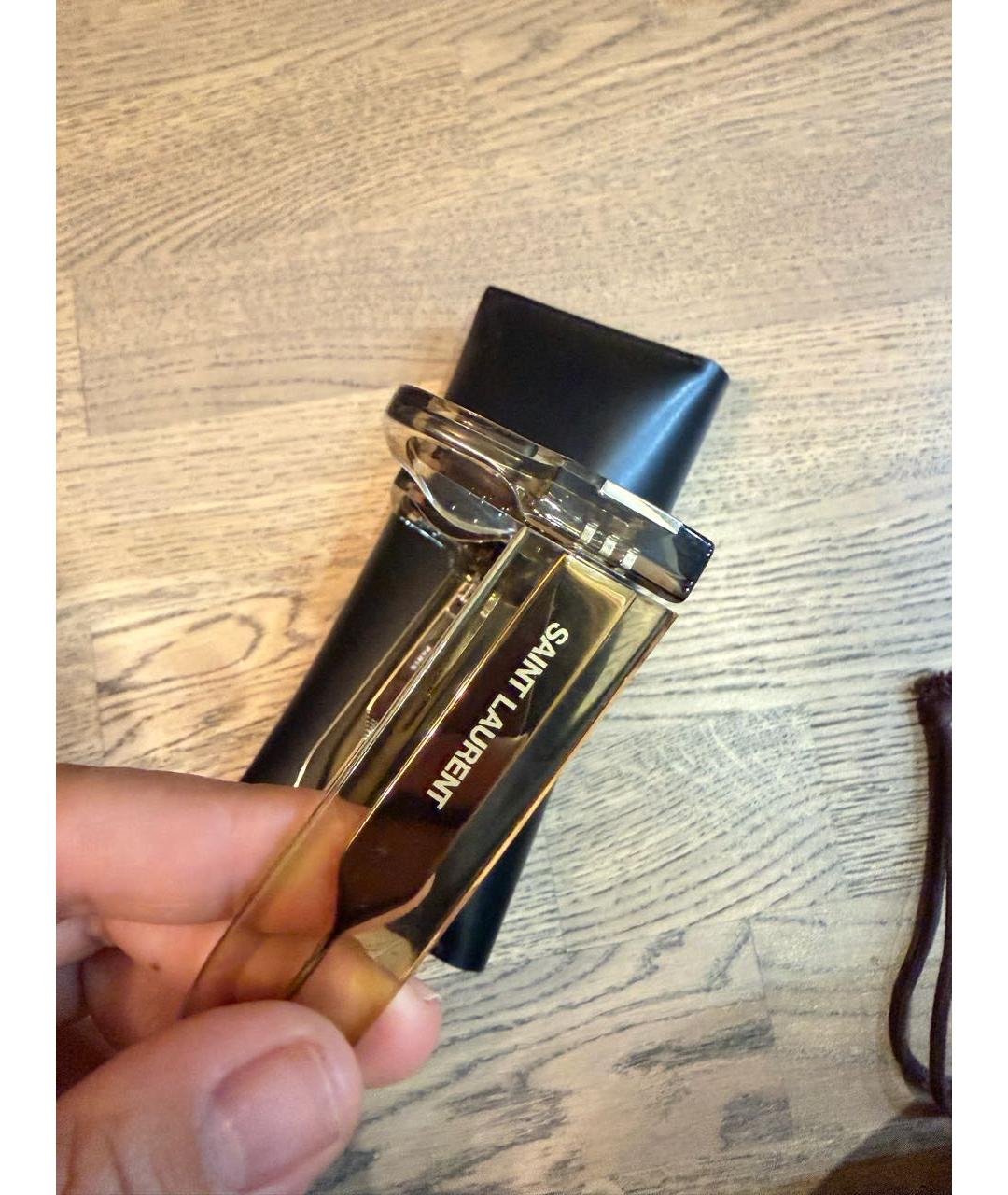 SAINT LAURENT Бежевые пластиковые солнцезащитные очки, фото 3