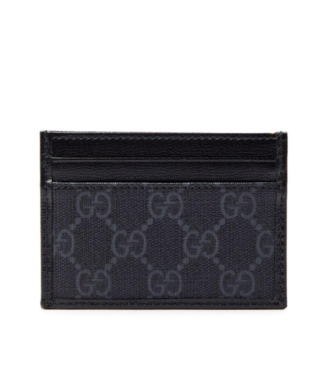 GUCCI Черный кожаный кардхолдер, фото 4