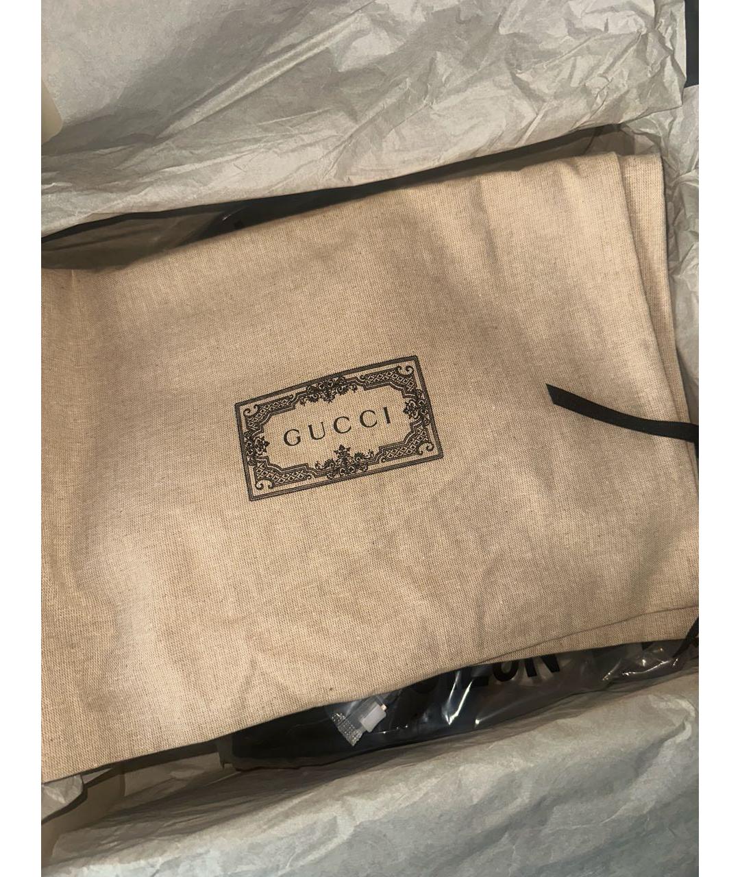 GUCCI Черные резиновые сапоги, фото 6