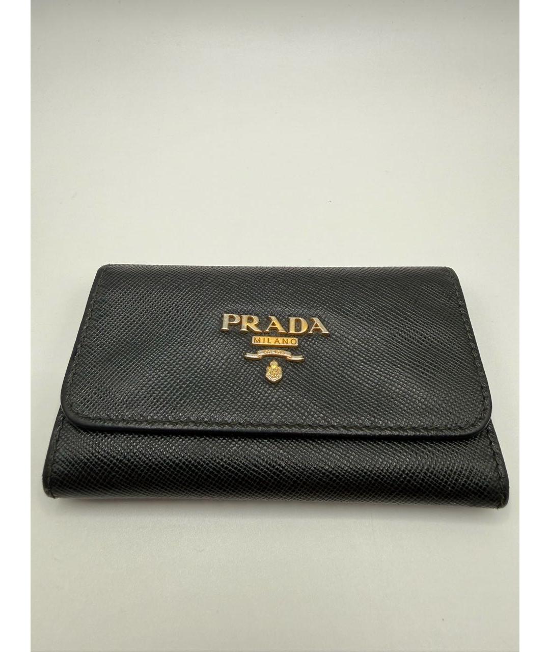 PRADA Черная ключница, фото 3