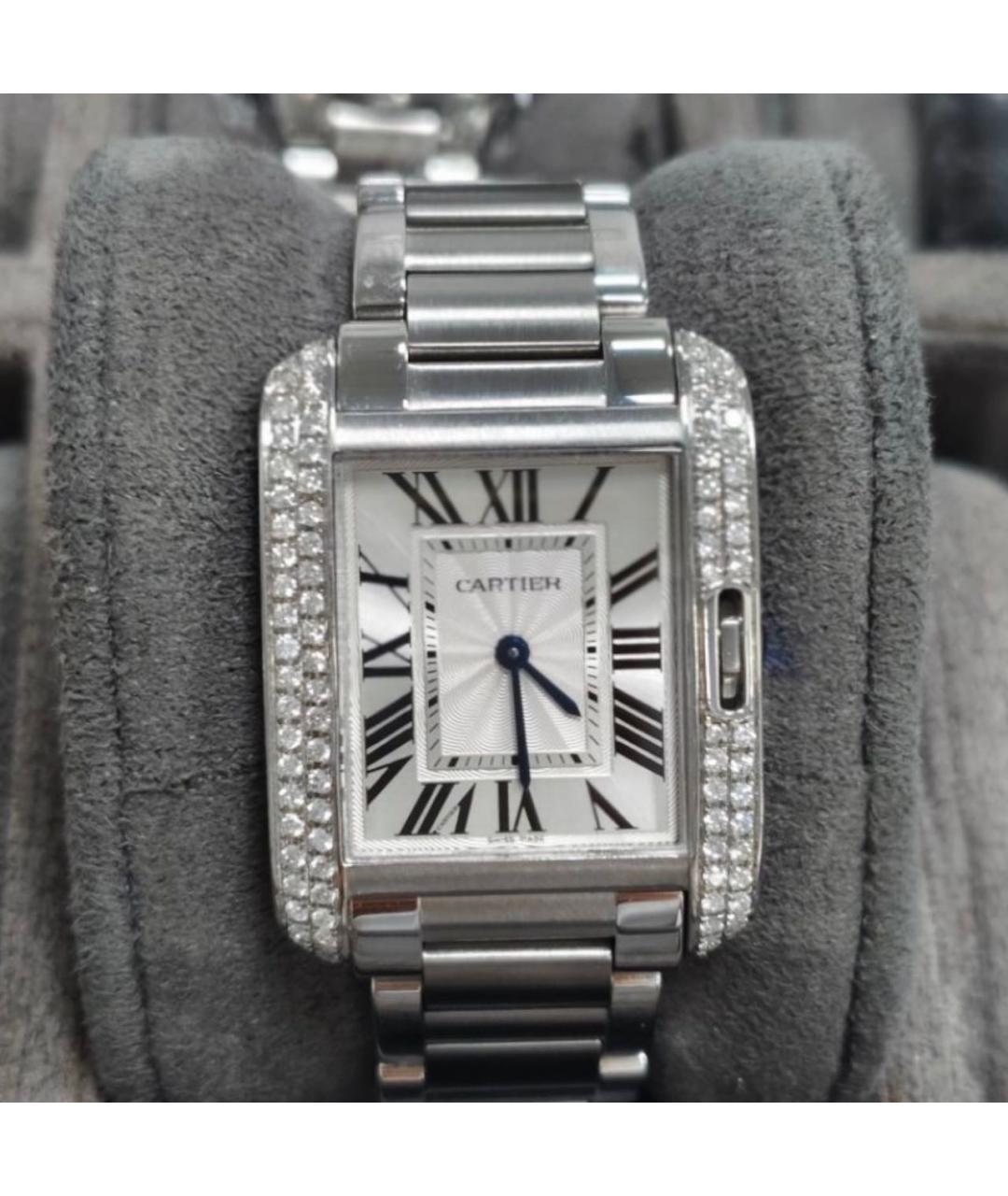 CARTIER Серебряные металлические часы, фото 2