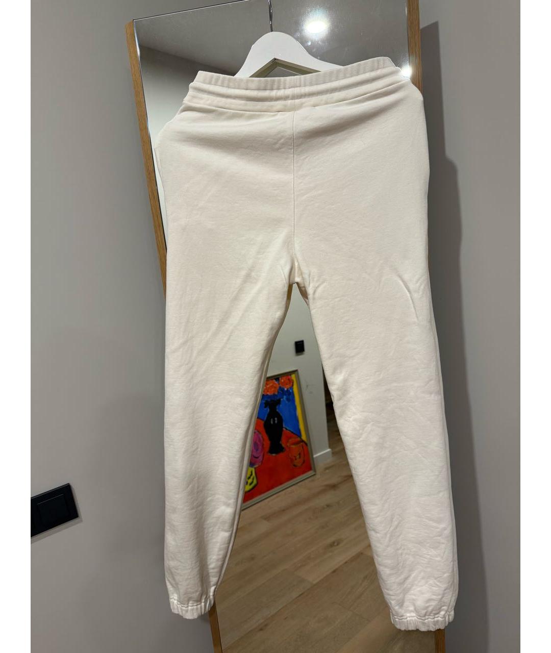 MSGM Белые хлопковые спортивные брюки и шорты, фото 2