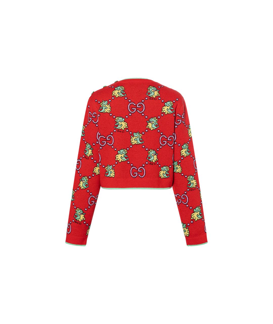 GUCCI Красный джемпер / свитер, фото 2