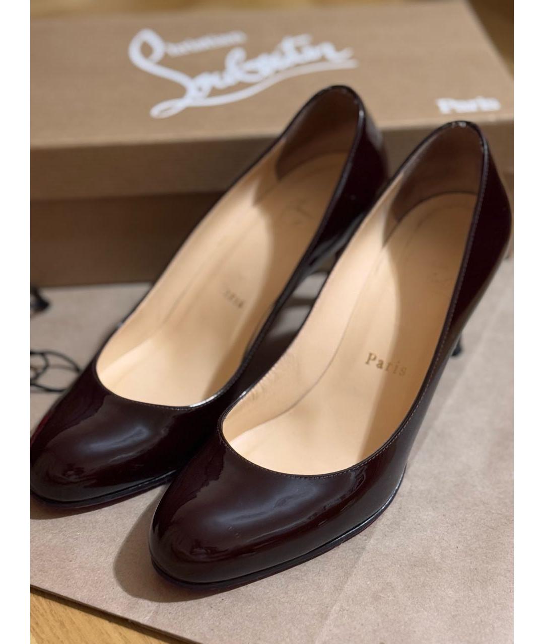 CHRISTIAN DIOR Мульти туфли из лакированной кожи, фото 3