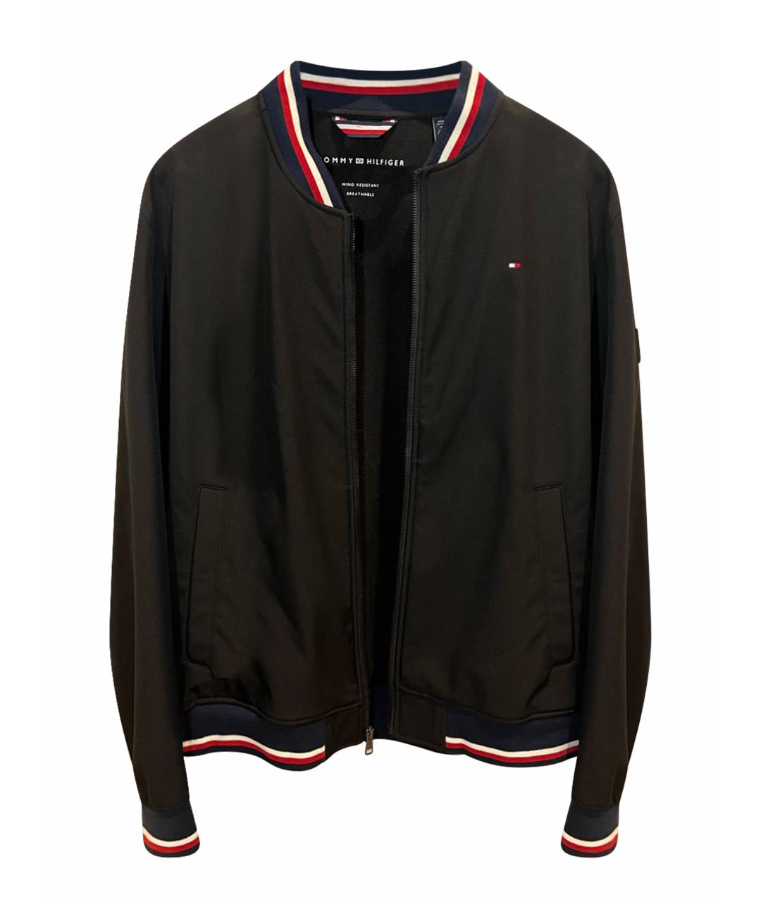 TOMMY HILFIGER Темно-синяя полиэстеровая куртка, фото 1