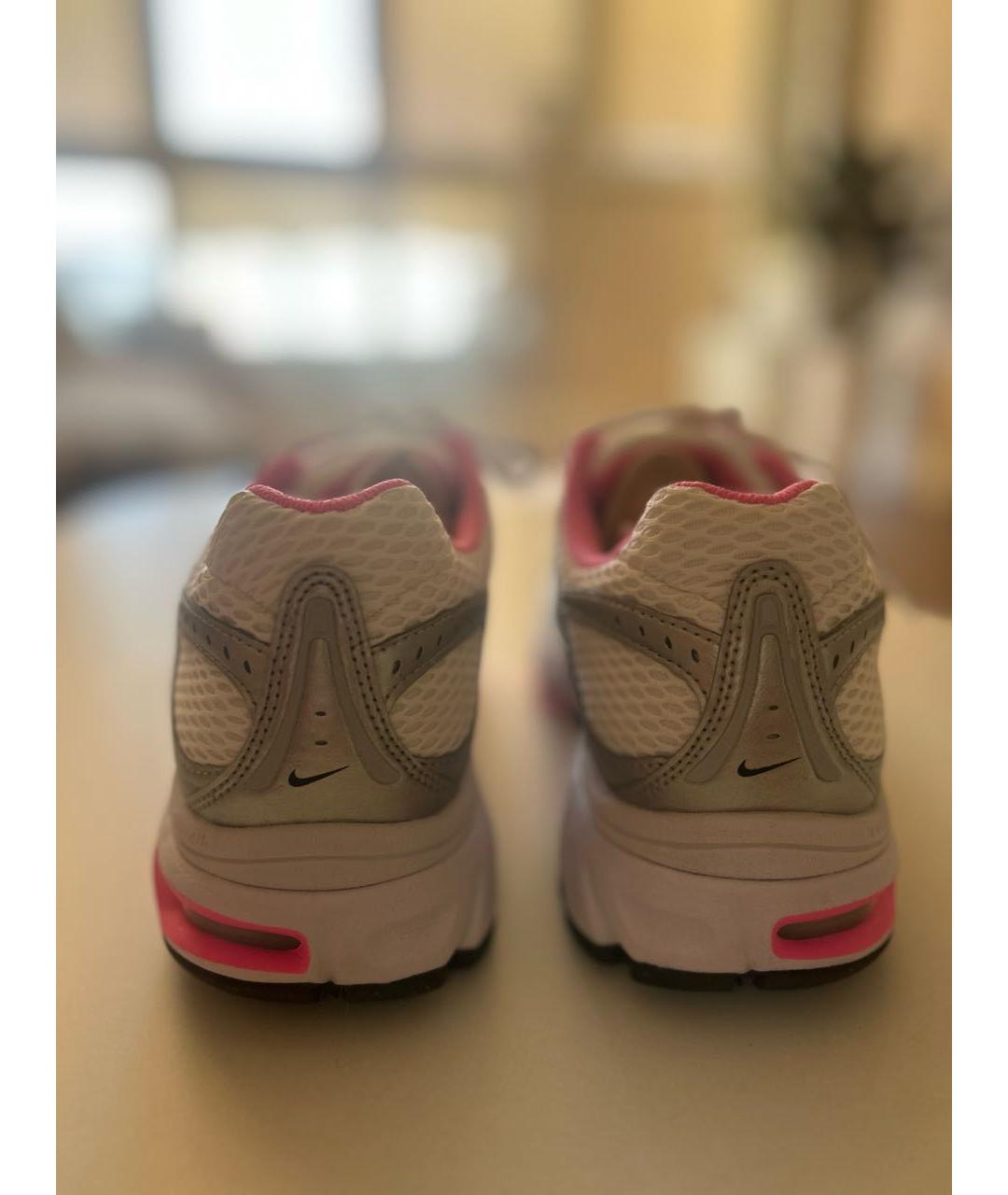 NIKE Серебряные текстильные кроссовки, фото 6