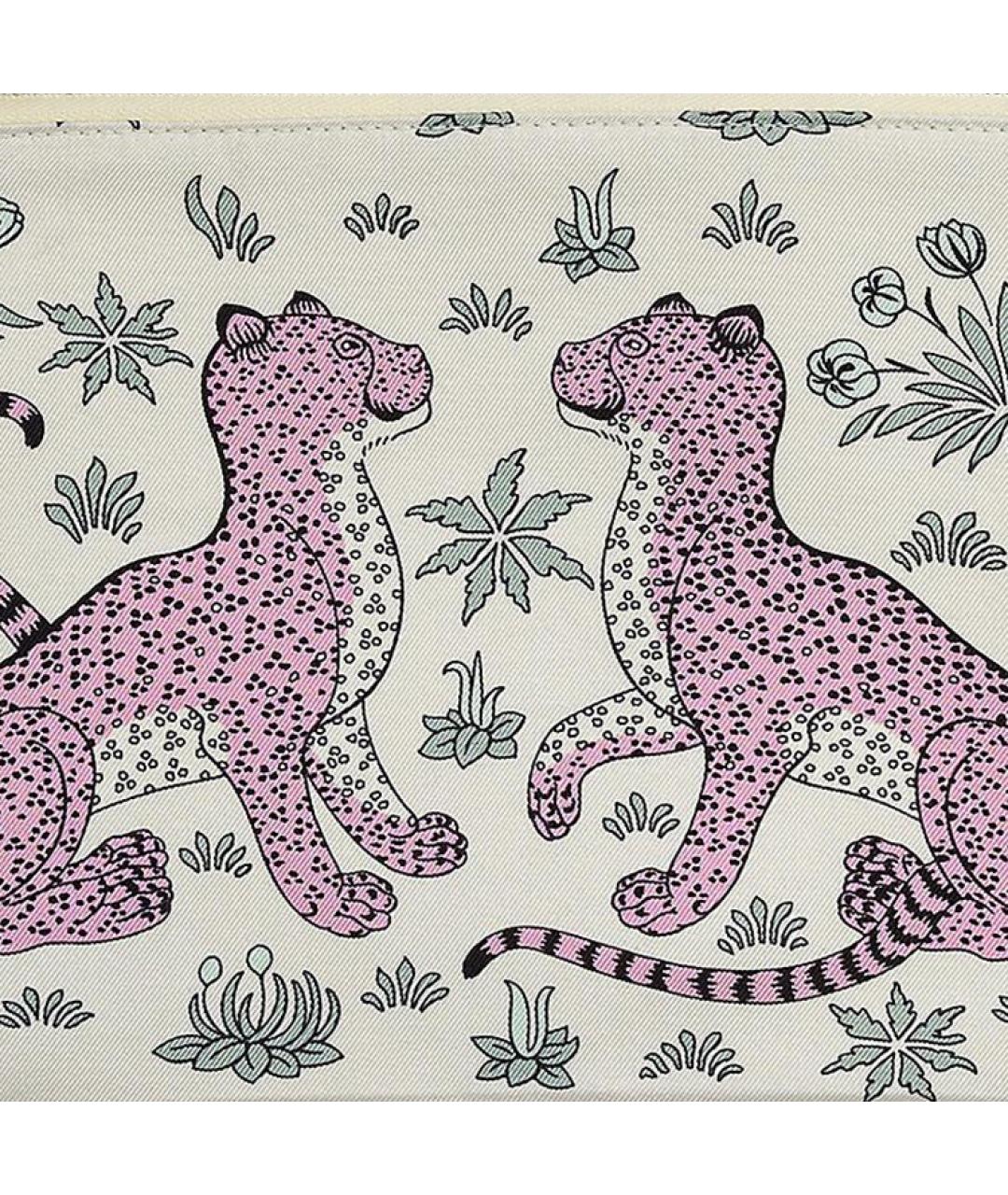 HERMES Бежевая косметичка, фото 4