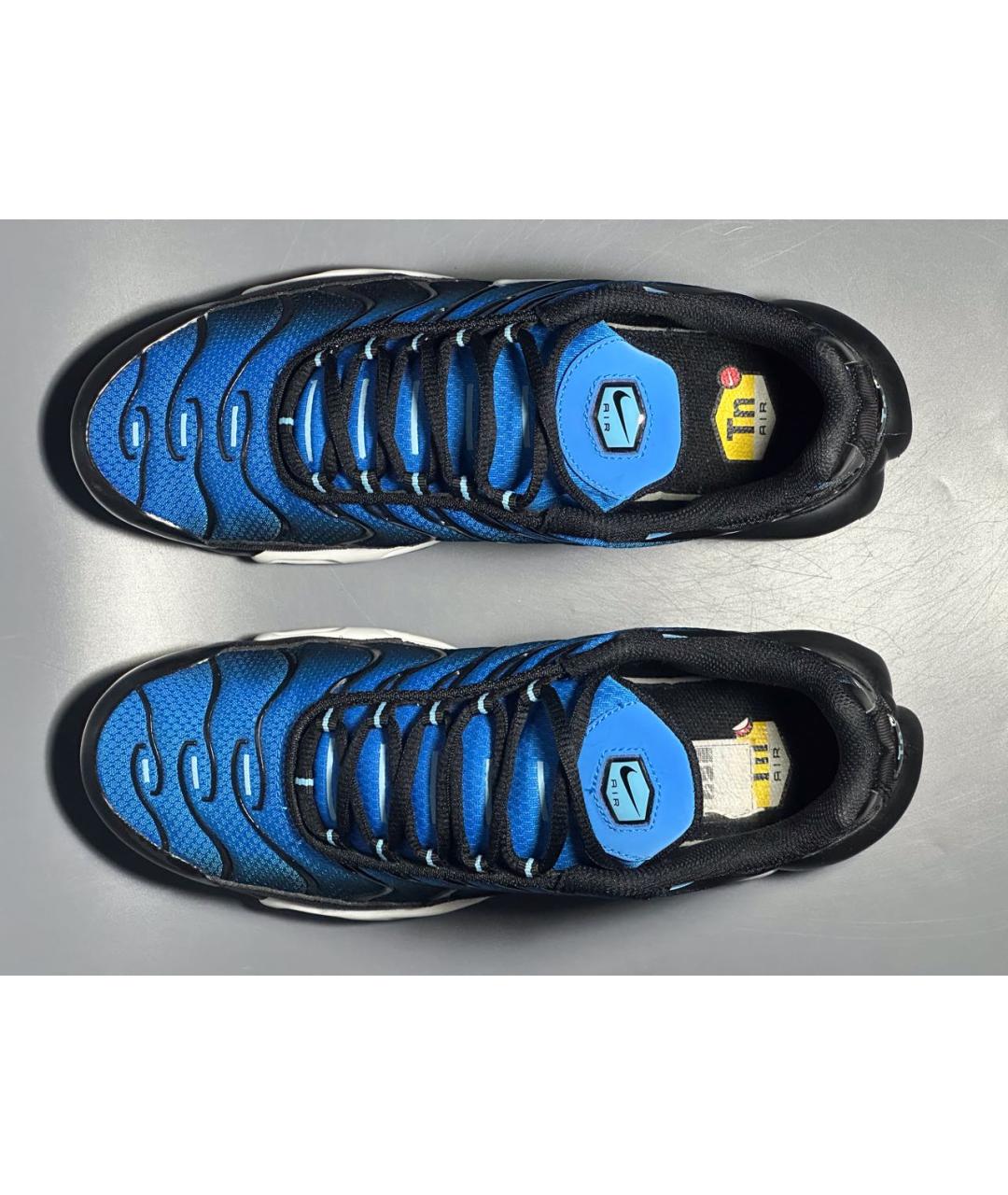 NIKE Синие синтетические низкие кроссовки / кеды, фото 4