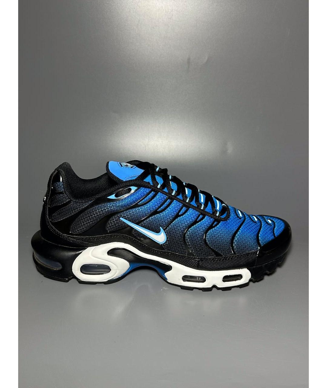 NIKE Синие синтетические низкие кроссовки / кеды, фото 9